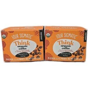 Four Sigmatic Mushroom Coffee Lion's Mane Chaga Pack of 20 Instant Packets